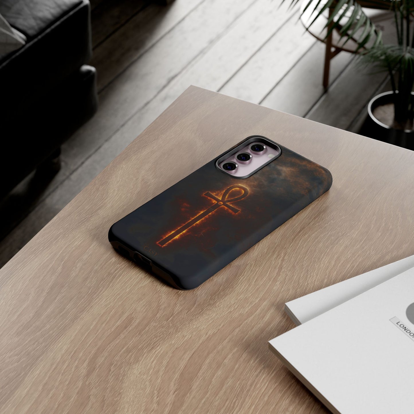Burning Ankh | Mystic Phone Case