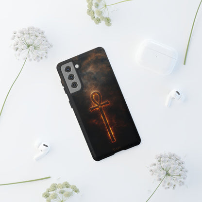 Burning Ankh | Mystic Phone Case