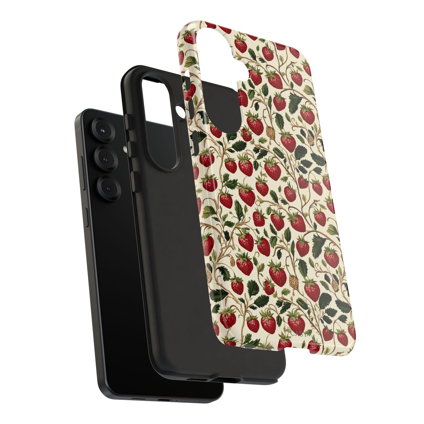 Enchanted Strawberry Patch | Botanical Phone Case