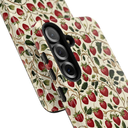 Enchanted Strawberry Patch | Botanical Phone Case