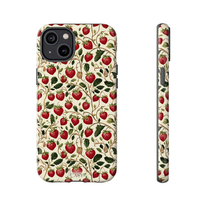 Enchanted Strawberry Patch iPhone Case