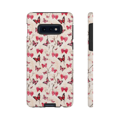 Pink Hearts & Butterflies | Love in Flight Phone Case