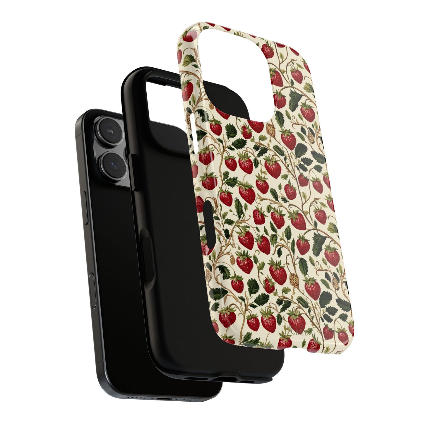 Enchanted Strawberry Patch | Botanical Phone Case