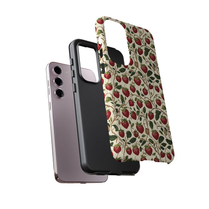 Enchanted Strawberry Patch | Botanical Phone Case