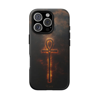 Burning Ankh | Mystic Phone Case