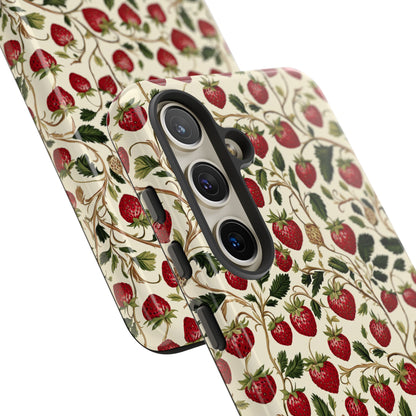 Enchanted Strawberry Patch | Botanical Phone Case