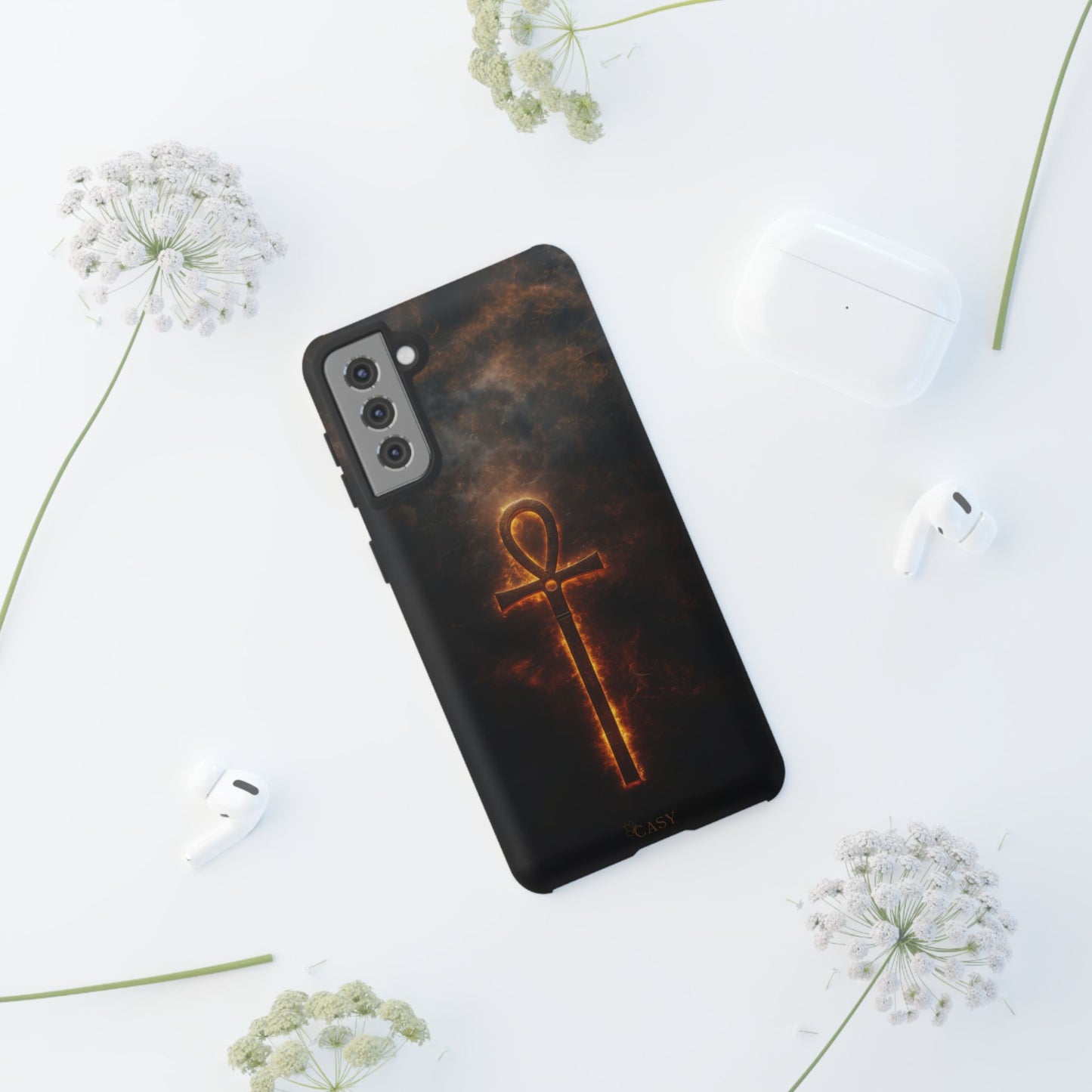 Burning Ankh | Mystic Phone Case