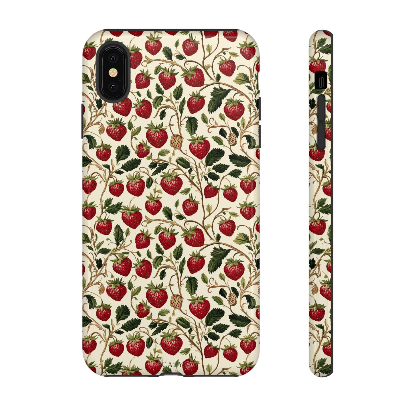 Enchanted Strawberry Patch | Botanical Phone Case