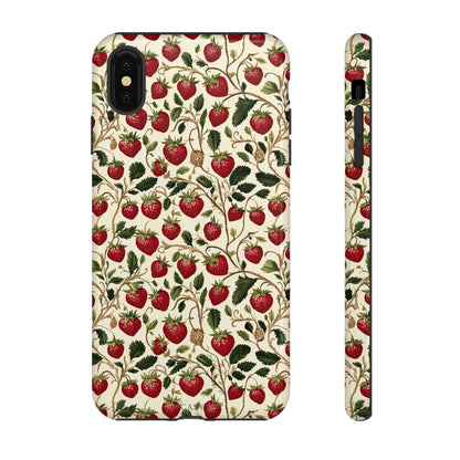 Enchanted Strawberry Patch | Botanical Phone Case