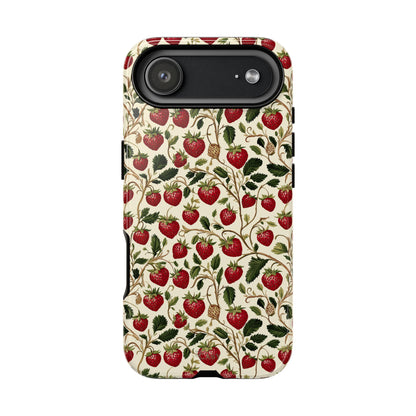 Enchanted Strawberry Patch | Botanical Phone Case