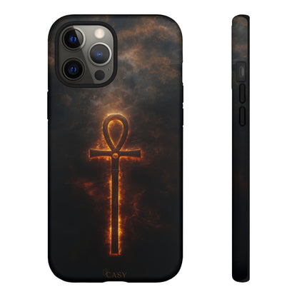 Burning Ankh | Mystic Phone Case