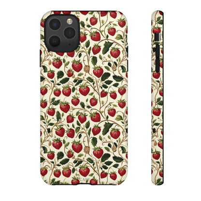 Enchanted Strawberry Patch | Botanical Phone Case