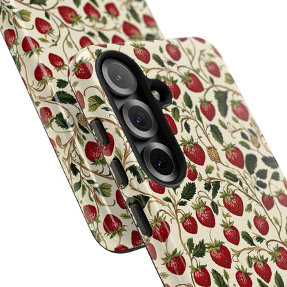 Enchanted Strawberry Patch | Botanical Phone Case