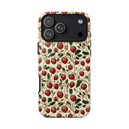 Enchanted Strawberry Patch | Botanical Phone Case