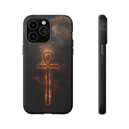 Burning Ankh | Mystic Phone Case