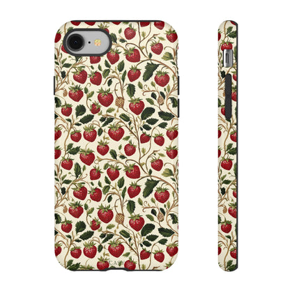 Enchanted Strawberry Patch | Botanical Phone Case