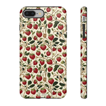 Enchanted Strawberry Patch iPhone Case